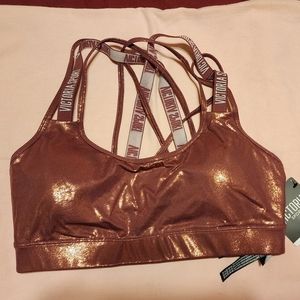 SZ MED VICTORIA'S SECRET STRAPPY BACK SPORTS BRA